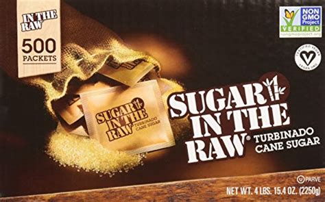 Sugar In The Raw Sugar Packets, Raw Sugar, 0.18 Oz Packets, 500 Per ...