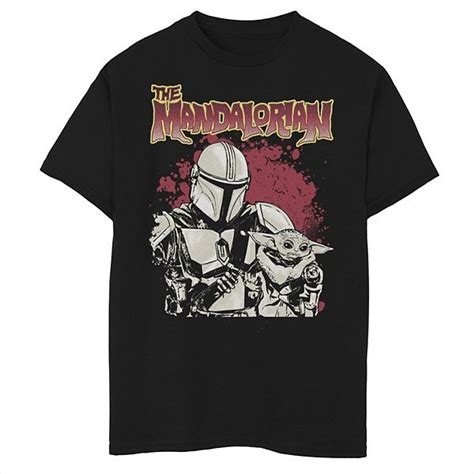 Boys 8 20 Star Wars The Mandalorian Nice Pair Poster Graphic Tee