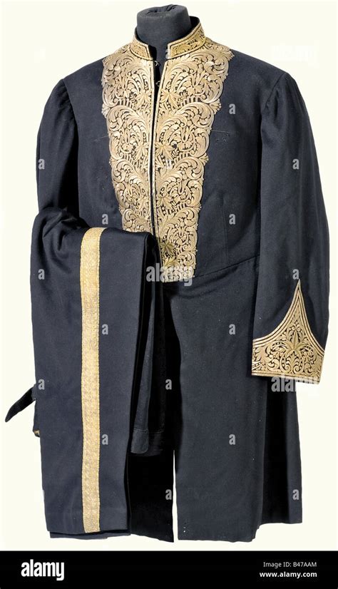 A Silver Embroidered Diplomatic Or Court Uniform Ottoman 19th Century