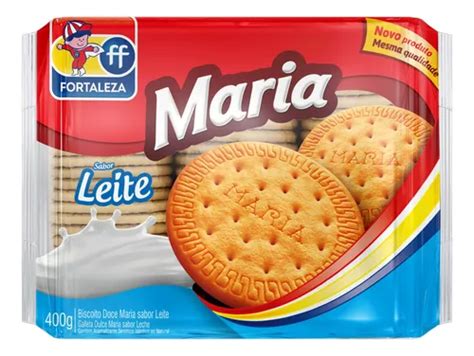 Biscoito Maria Leite Fortaleza Pacote 400g MercadoLivre