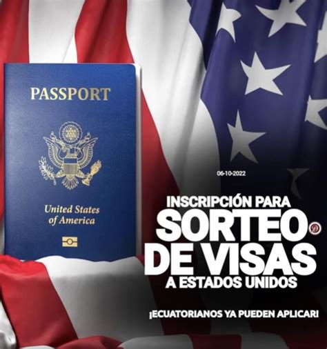 Ecuatorianos Ya Pueden Aplicar Al Sorteo De Visas A Estados Unidos