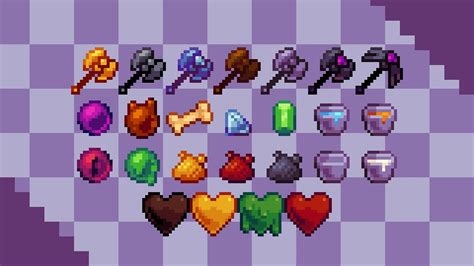 Bunch of items for my minecraft texture pack : r/PixelArt