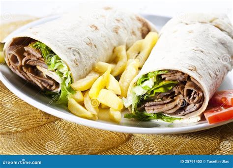 Kebab Wrap Stock Photos - Image: 25791403