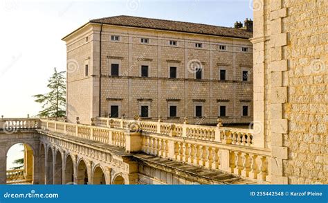 View of Montecassino Abbey, Cassino, Latium, Italy Stock Photo - Image ...