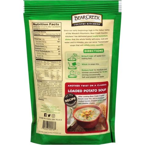 Bear Creek Country Kitchens Creamy Potato Soup Mix 11 Oz From Cub