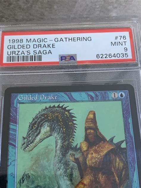 Mtg Gilded Drake Urza S Saga Psa Pop Reserve List Ebay