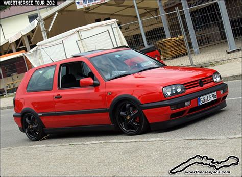 Red Vw Golf Mk3 Gti Autos Y Motos Golf Mk3 Autos