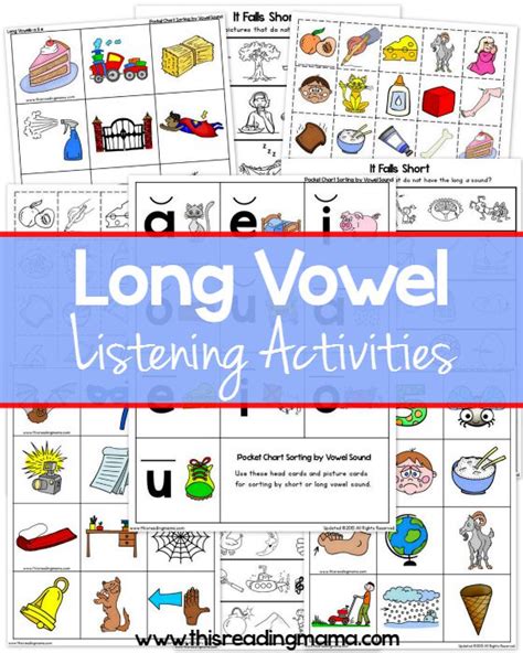 Free Long Vowel Printables This Reading Mama