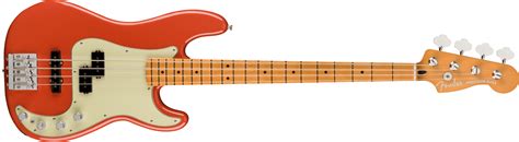 Fender Player Plus Active Precision Bass Maple Fingerboard Fiesta Red