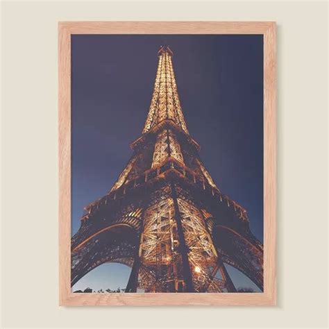 Cuadro Con Marco Paris Torre Eiffel Frametastic Cuotas Sin Inter S