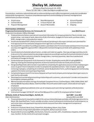 Johnson Shelley Resume 1 PDF