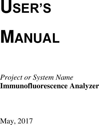 Hangzhou Careomedic Tech Eva Tk Immunofluorescence Analyzer User Manual