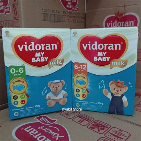 Jual Susu Vidoran 0 6 Bulan Vidoran 6 12 Bulan 350 G Susu Bayi Susu