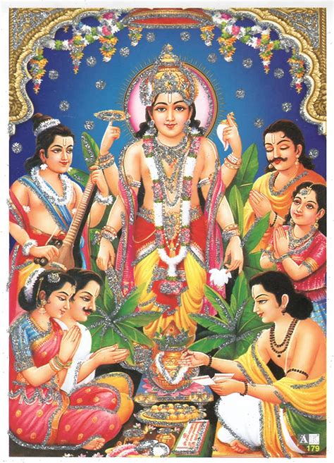 Buy Sri Satyanarayan Puja Pooja Poster Vishnu Avatar Poster Online In