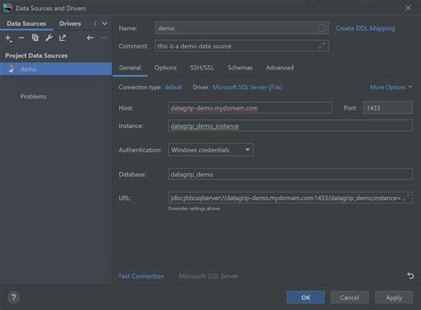 Configure Datagrip For Mssql Md Github