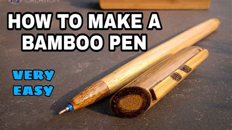 How To Make A Bamboo Pen Very Easy To Make 10 Minute Craft