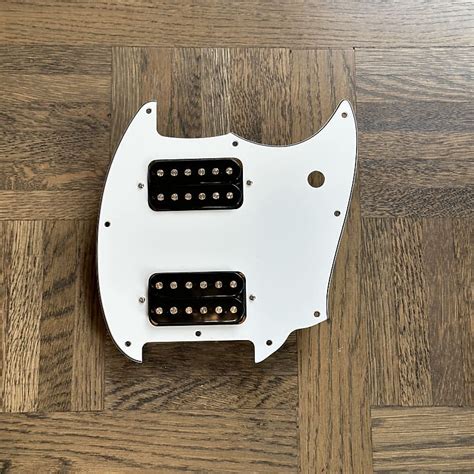 Squier Bullet Mustang Hh Loaded Pickguard White Reverb