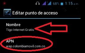 Como Configurar APN Para Tigo Colombia Android