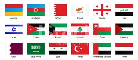 Middle East Flags