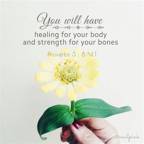 Gods Healing Touch Scriptures On Physical Health