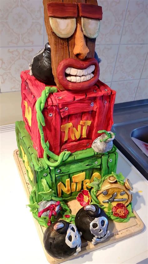 Crash Bandicoot Cake Cake Desserts Birthday Cake