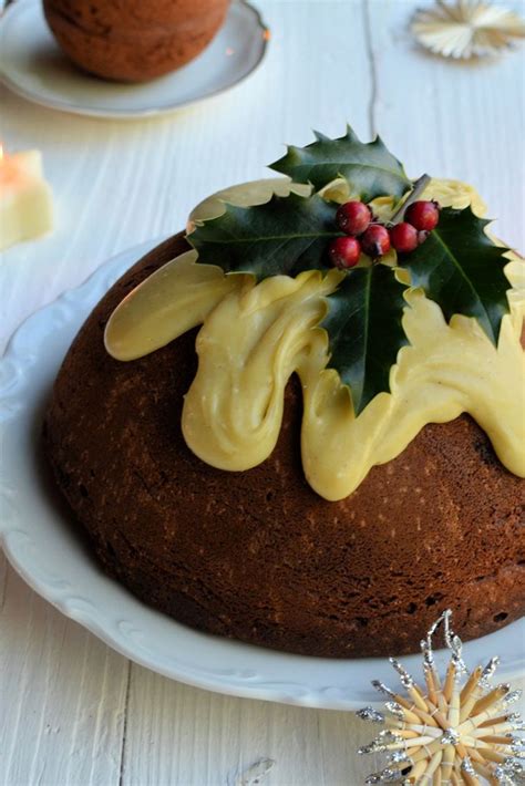 Double Chocolate Christmas Pudding Cakes Great British Chefs