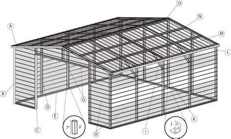 Carport Frame Tubing