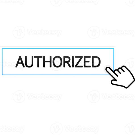 template  authorized button logo label illustration  png