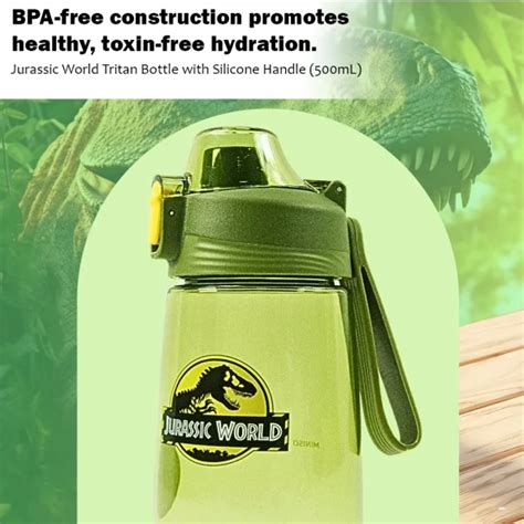 Jurassic World Tritan Bottle With Silicone Handle Miniso Kenya