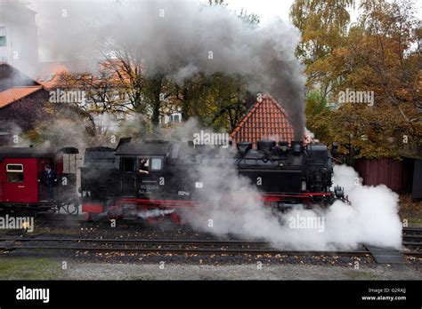 Steam Locomotive Of The Harz Narrow Gauge Railways Brocken Railway