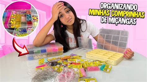 ORGANIZANDO MINHAS NOVAS COMPRINHAS DE MIÇANGAS O MUNDO DE LARISSA