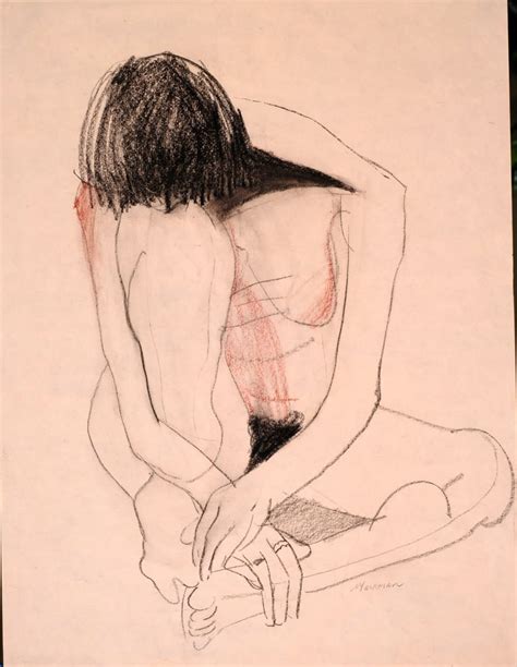 Female Nude Figure Drawing No By Lori Markman Artwork Archive