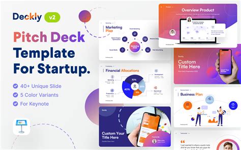 Deckly Pitch Deck Keynote Presentation Template