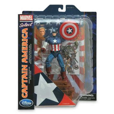 Buy Marvel Select Classic Comic Captain America Action Figure Disney Store Exclusive Online At