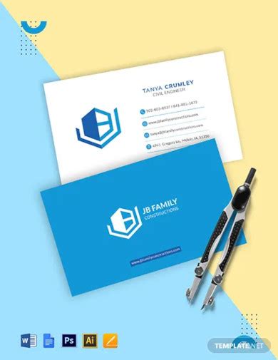 20+ Engineer Business Card Templates - AI, Word, PSD | Free & Premium ...