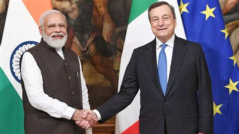 Pm Narendra Modi Meets Italian Pm Mario Draghi