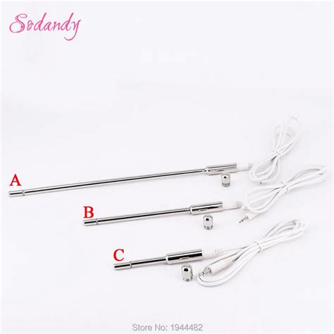 Bipolar Electrode Urethral Penis Plug Electro Shock Stainless Steel