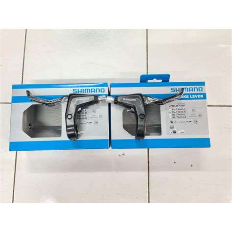 Jual Brake Lever Handle Rem Sepeda Flat Bar Set Shimano Alivio T