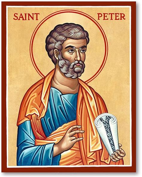 Saint Peter Icon From Monastery Icons Our Saint Peter Icon Illustrates