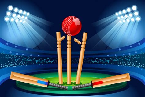 Cricket Tournament Banner Vector Images (over 2,200)