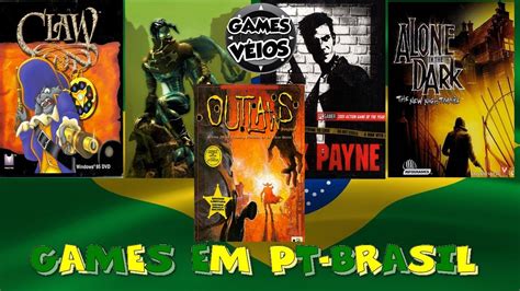 Primeiros Jogos Dublados Em Português Brasil Games Véios YouTube