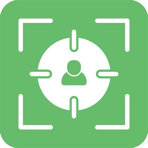 Targeted Glyph Round Background Icon 13382798 Vector Art at Vecteezy