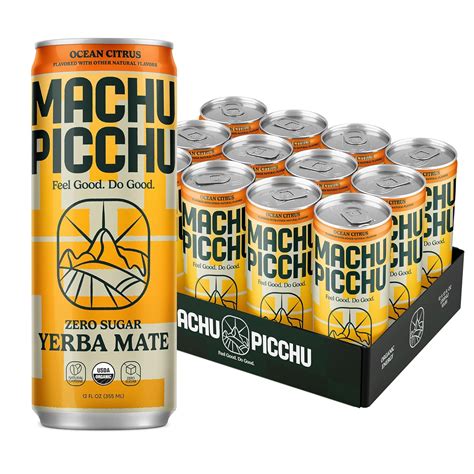 Amazon MACHU PICCHU ENERGY Zero Sugar Yerba Mate Clean Energy