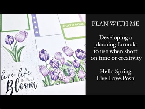 Plan With Me Using A Formula To Plan In My Happy Planner Live Love