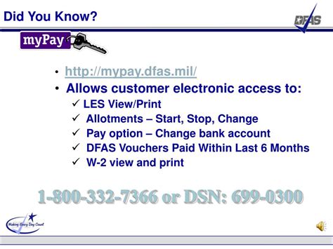 Ppt Defense Finance And Accounting Service Defense Military Pay Office In Processing Briefing