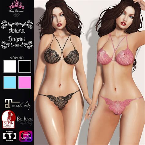 Second Life Marketplace Sexy Princess Aviana Lingerie