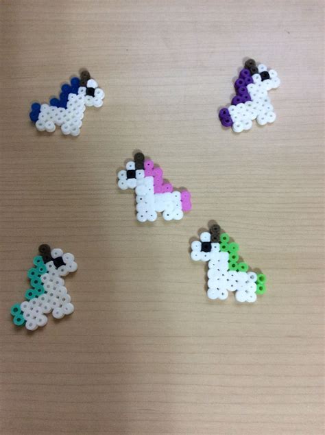 Unicorns Made By Perler Beads Easy Easy Perler Bead Patterns