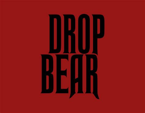 Drop Bear Poster Design :: Behance