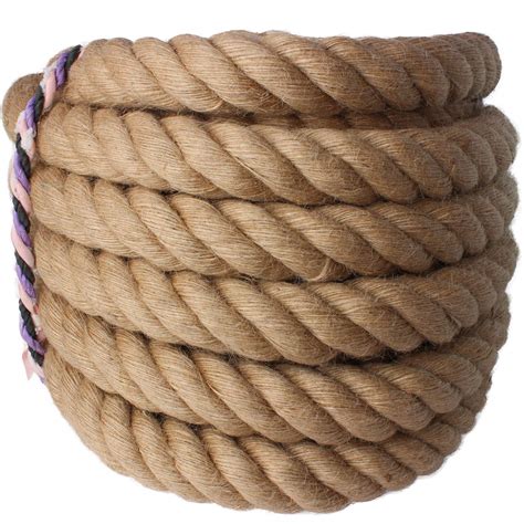 Twisted Manila Rope Jute Rope 50 Feet Natural Jute Twine Hemp Rope 1 1