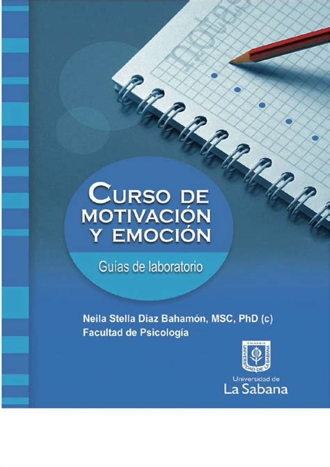 PDF Curso de motivación y emoción Guías de laboratorio DOKUMEN TIPS